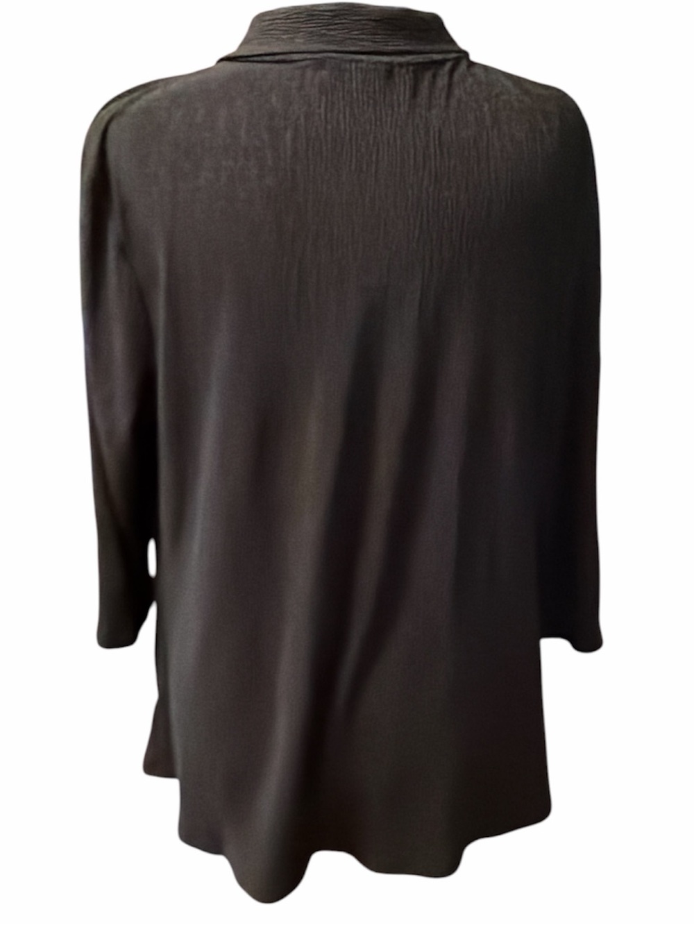 Kim & Cami Ruched Textured Blouse - Picture 4 of 8